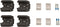 Rhino Rack USA EB-FK1 Euro Bar RLKCA Fit Kit for Use w/RLKVA Legs Euro Bar RLKCA Fit Kit, Black...
