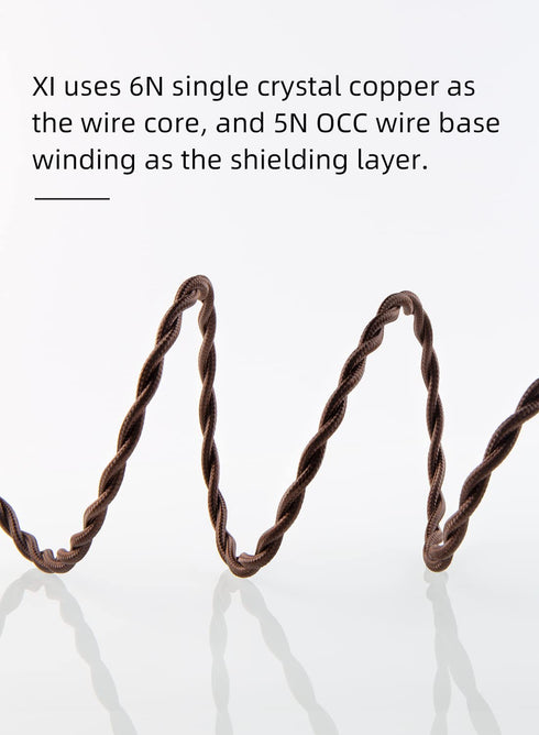 keephifi Earphone Upgraded Cable CCZ?XI? 6N Single Cystal Copper Replacement Headsets Wire CCZ Plume Standard Cable for BLON KZ TRN TIN Audio Cabl...