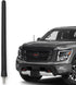 AntennaMastsRus - The Original 6 3/4 Inch fits Nissan Titan (2019-2022) - Car Wash Proof Short Rubber Antenna - Internal Copper Coil - Premium Rec...