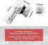 2 PCS Motorcycle Tire Valve Stems, 90 Degree Aluminum 11.3mm/10mm Rim Wheel Tubeless Angle Air Stem with Rubber Seals, Compatible with Most Motorc...