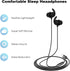 Sleep Earphones, Noise Isolation USB C Sleep Headphones Wired, Lightweight Soft Silicone Earbuds with Mic for Insomnia, Side Sleeper, Snoring, Air...