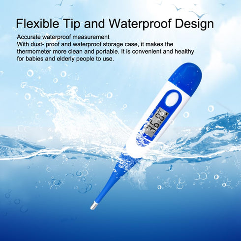 Berrcom Digital Thermometer for Adults, Oral and Underarm Thermometer for Baby and Kids Medical Thermometer with Fever Alarm Rectal Thermometer wi...