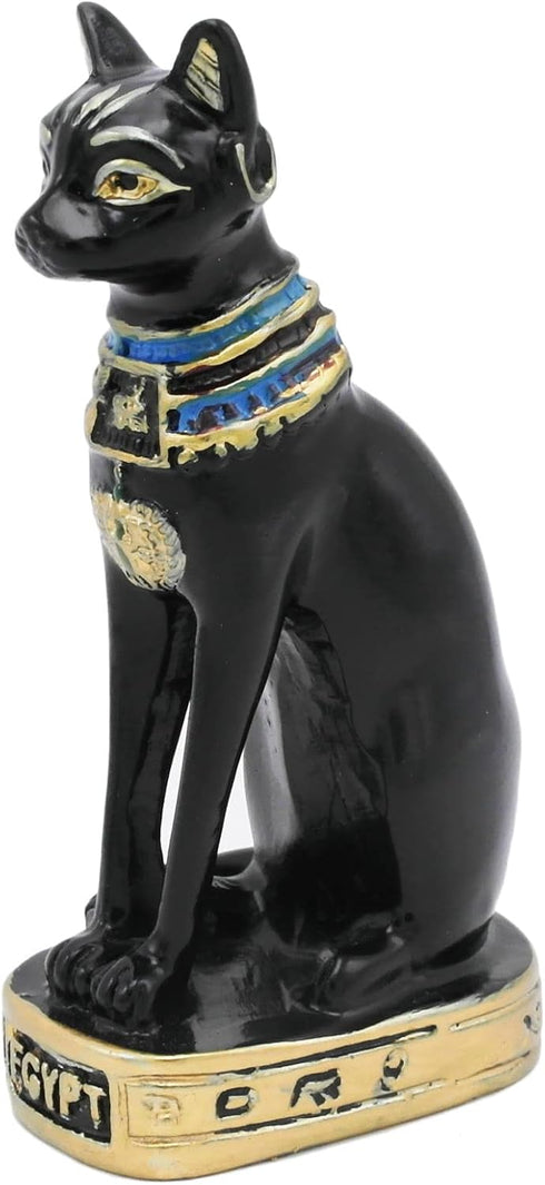 Egyptian Cat Bastet Fish Tank Decorations Aquarium Ancient Egypt Décor Sculpture Figurine Statue Reptile Turtle Lizard Spider Tanks Terrarium Orna...