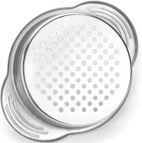 DEVILMAYCARE 2-Pack Stainless Steel Food Can Drainer Strainer, Sieve Tuna Can Oil Press Tuna Can Oil Squeezer Oil Drainer Can Opener, Can strainer...