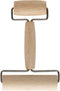 Mrs. Anderson’s Baking Double Dough Roller, Includes 4.125 and 2.375-Inch Wide Cylinders, Rubberwood...
