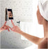 AIRSTIK Cradle Glass Mount Phone Holder Reusable TikTok Facetime Compatible with iPhone iPad Cell Phone for Bathroom Kitchen Shower Dorm Office Ma...