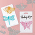 GLOBLELAND Flowers Butterfly Metal Die Cuts Bee Dragonfly Cut Dies Metal Stencils Metal Cutting Dies for Card Making Embossing Tool Stencil Scrapb...