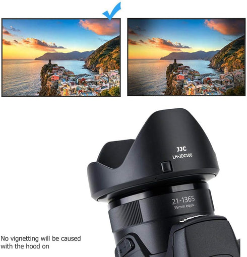 67mm Lens Hood Shade & Filter Adapter for Canon PowerShot SX70 HS SX540 HS SX530 HS SX520 HS G3 X SX60 HS SX50 HS SX40 HS SX30 IS SX20 IS Replaces...