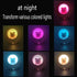 Upgraded ultrasonic ultra-quiet USB cute cold fog mini humidifier, suitable for children's baby room bedroom, 7-color light and 2 spray modes auto...