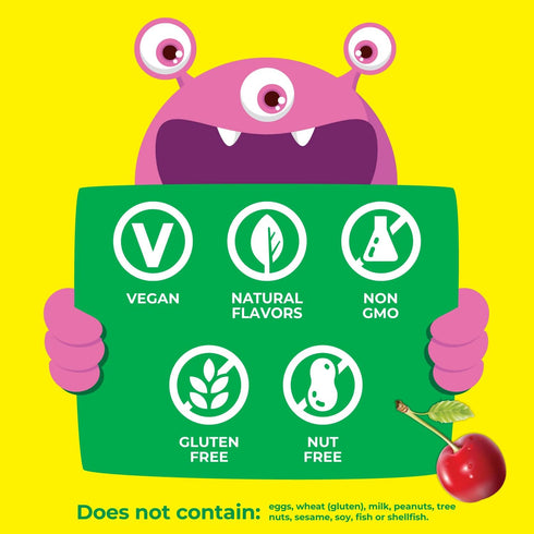 Kids Vitamin B12 1000 mcg Chewable Tablets - Tasty Natural Cherry Flavor - Vegan, GMO-Free, Gluten Free, Nut Free - Dietary Supplement - Cellular ...