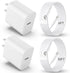 iPhone Charger Fast Charging?MFi Certified? 2Pack 20W PD USB C Wall Fast Charger Block with 6&10FT USB C to Lightning Cable Compatible with iPhone...
