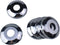 FDXGYH 6pcs Stainless Steel Arc Surface Flange Cover 1/2 inch Escutcheon Plate/Pipe Wall Cover Urinal Water Purifier Decorative Cover...