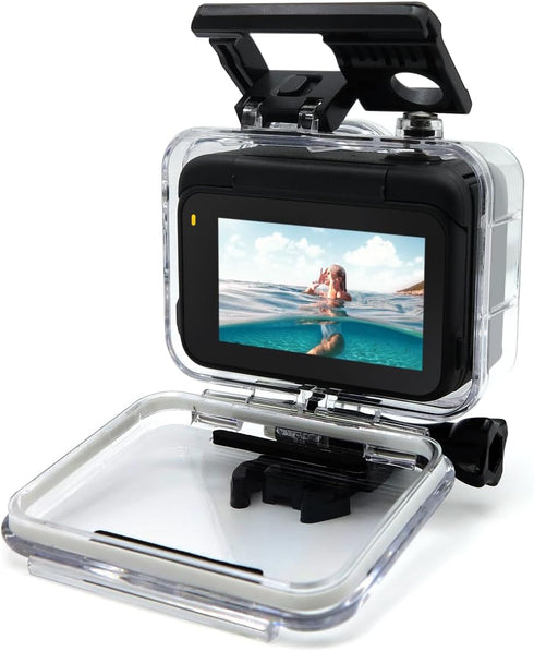 SHOOT Waterproof Housing Case for Insta 360 Ace Pro Diving Protective Underwater Shell with Quick Release Bracket & Thumbscrew Accessories...