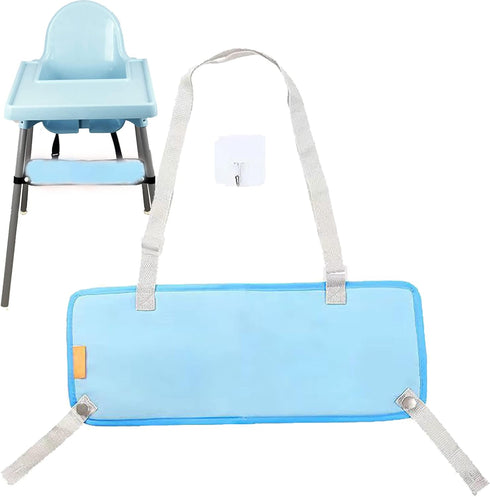 High Chair Footrest, Adjustable Portable Polyester Fiber Ice Silk Fabric Foot Rest for Baby HighChair Footrest, Knitting Footrest for High Chair C...