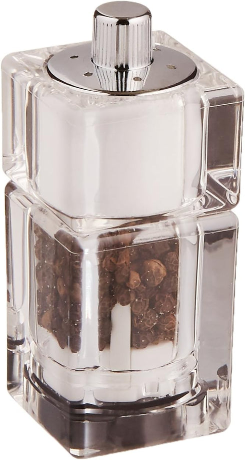 Chef Specialties 3.5 Inch Cubic Pepper Mill and Salt Shaker Combo...