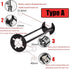 Multifunctional Sink Wrench, 2024 New General Purpose Dual Head Pipe Wrench, Under Sink Wrench Faucet Tool, Basin Wrench, Multifunctional Sink Wre...