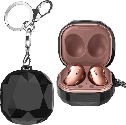 Miimall Compatible for Samsung Galaxy Buds FE Case 2023/Samsung Galaxy Buds 2 Pro Case 2022/Samsung Galaxy Buds Pro 2021 Case Cover Hard PC Crysta...