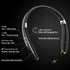 Bluetooth Headphones, Upgraded Foldable Wireless Neckband Headset with Retractable Earbuds, Noise Cancelling Stereo Earphones with Mic for Workout...