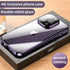 Anti-Peeping Case for iPhone 15 Pro 360° Full Body Privacy Screen Protector Camera Lens Protector Clear Double Sided Tempered Glass Magnetic Metal...