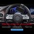 Car Steering Wheel Phone Mount, Steering Wheel Smartphone Mount, Portable Steering Wheel Phone Holder Mount Clip Fit for IPhone14/13/12/11 Pro Max...