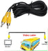 30FT 10M RCA to RCA AV Reverse Rear View Parking Camera Video Extension Cable for Long Truck Bus...