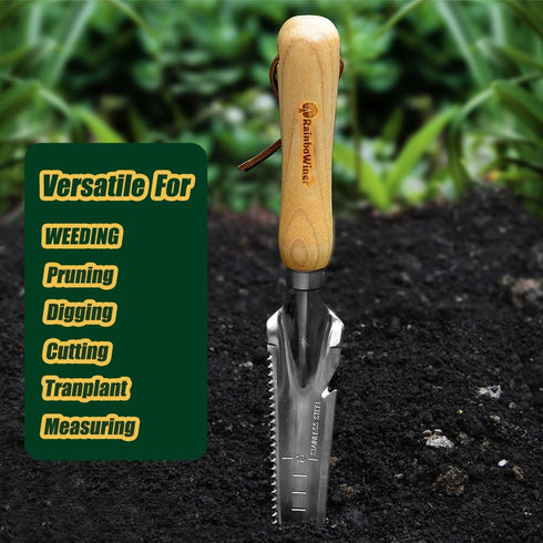 Innovative Weeder Puller Garden Hand Tool - Versatile 5-in-1 Weeding Tool for Dandelion Weeder Root Removal, Moss Remove, Gardening Knife, Trimmin...