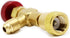 R410A Refrigerant Charging Valve 1/4'' - 5/16'' Copper Flow Control Valves,can Opener for Charging Hose...