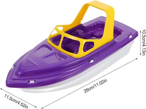 TOYANDONA 1pc for Fishing Plastic Bathtub Girls Bath Playthings Funny Toy, Playing Pool Summer Birthday Toddler Speedboat Beach Baby Boys& Kid Sho...