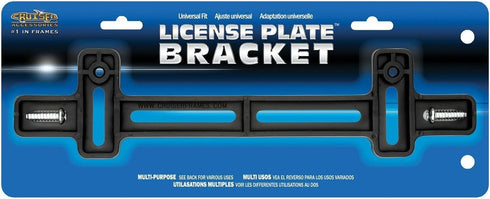 Cruiser Accessories 79050 License Plate Bracket, Black...