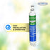 Aqua Fresh WF293 Refrigerator Water Filter Replacement Compatible with 4396701 Replacement for 9915, EDR6D1, RWF2000A, LC200V, RWF1021, Filter 6, ...
