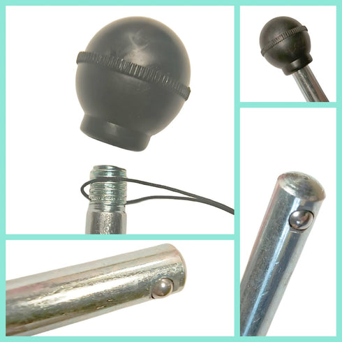 Circular Spring Steel Latch Safety Positioning pin, General Fitness Medical Equipment counterweight Stack Replacement Selection Device, with Anti-...