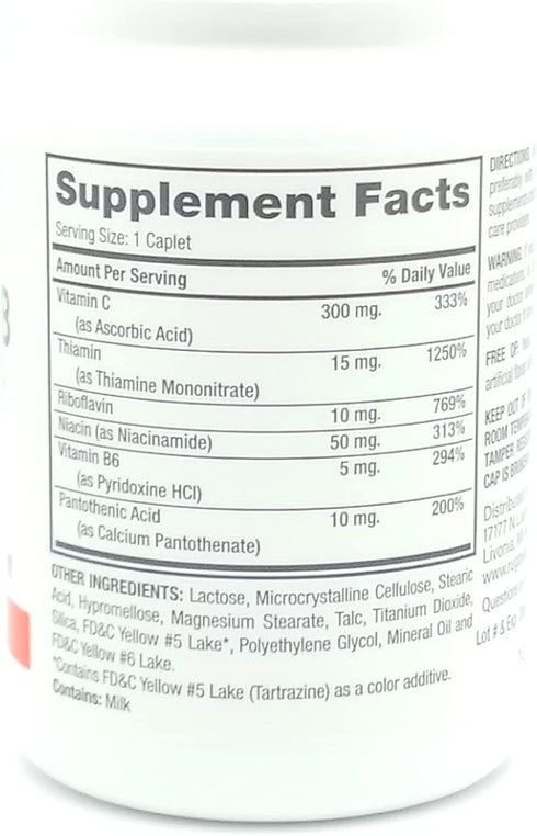 Rugby Vitamin B Complex with Vitamin C Vitamin Supplement 130 Caplets...
