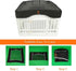 PJYuCien Dog Playpen Mesh Top Cover, Fits 36 Inch 4 Panels Regular Square Plastic Exercise Pet Pen, Velcro Connections, Black (Note: Cover Only, P...