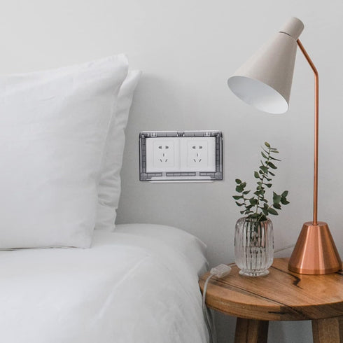 Flip Weatherproof Cover Outlet Cover, 2- Gang Wall Socket Face Plate Panel Box, Outdoor Receptacle Cover Protector, Black...