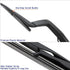 Rear Windshield Wiper Arm Blade Assembly Compatible with 2007-2012 GMC Acadia, 2007-2010 Saturn Outlook Rear Window Wiper, Replacement 15276248, 1...