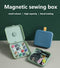 ?Latest Models?Portable Travel Home Small Magnetic Sewing Box, Mini Sewing Kits Storage-Box, Beginners DIY Sewing Thread Needle Threader Scissors ...
