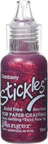 Cranberry Stickles Glitter Glue .5oz...