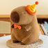 Cute Birthday Capybara Plush,12inch Kawaii Capybara Stuffed Animal Soft Stuffed Capybara Toy Birthday Gifts Party Decoration for Kids (Birthday Ca...