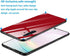Designed for Samsung Note 10 Plus Cases with Tempered Glass Quality Back+TPU Frame Hybrid Shell,Slim Covers,Anti-Drop, Red...