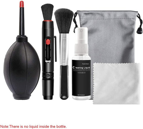 Professional Camera Cleaning Kit Sensor Cleaning Kit with Air Blower Cleaning Pen Cleaning Cloth for Most Camera Mobile Phone Laptop...