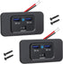 12V RV USB Outlet, Dual USB Quick Charge 3.0 Port Charger Socket, 12V USB Outlet with LED Indicator and Power Switch for ATV Car Boat Marine Truck...