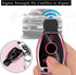 QBUC for Mercedes Benz Key Fob Cover, Key Fob Case for Mercedes Benz C E M S CLS CLK GLK GLC G Class, TPU Full Protection Key Fob Shell Compatible...