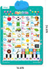 Electronic Alphabet Wall Chart,Zoo Animal Sounds&Memory Toddler Activities?Learning Animals Resources? Facts Game,Kids Learning Poster Interactive...