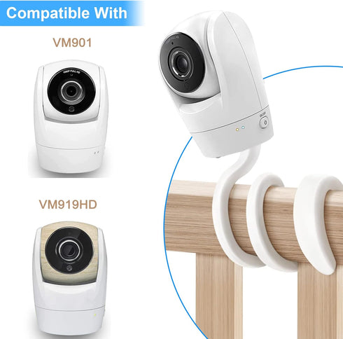 Baby Monitor Mount for VTech VM901 / VM919HD Baby Monitor, Flexible Twist Baby Camera Holder for VTech Baby Monitor, Baby Camera Monitor Mount for...