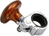 Car Steering Wheel Spinner Knob ABS Head Metal Ring Brown...