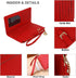 PORT&LOTUS Red Wallets for Women Small Wallets Mini Wallet for Woman Credit Card Organizer with Slim Cash Coin Purse Pocket Wallet for Woman Anti ...