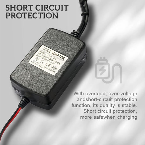 Battery Trickle Charger, 12V Lead Acid Automotive Charger, Lead Acid Charger Battery Chargers Smart Battery, Sealed Lead Acid Battery Charger, SLA...