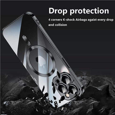 Clear Case for iPhone 11 Pro Max Case Compatible with MagSafe Built-in Camera Lens Protector Soft Shockproof Slim Magnetic Case for iPhone 11 Pro ...