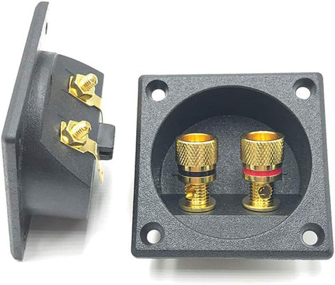 2 Way Speaker Box Terminal Binding Post Cup DIY Home Car Stereo Screw Cup Connectors Subwoofer Plugs...