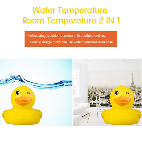 b&h Baby Thermometer, The Infant Baby Bath Floating Toy Safety Temperature Thermometer (Winking Duck)...